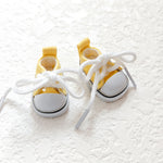 Sapatos de Festa DIY para Bebês Labubu – Sapatos de Borracha Macaron com Tecido e Plush, Segunda Geração