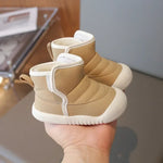Botas de Neve de Outono e Inverno para Crianças