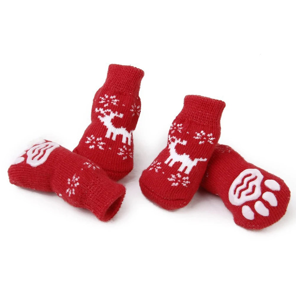 Kit com 8 Meias Quentes de Algodão para Pets