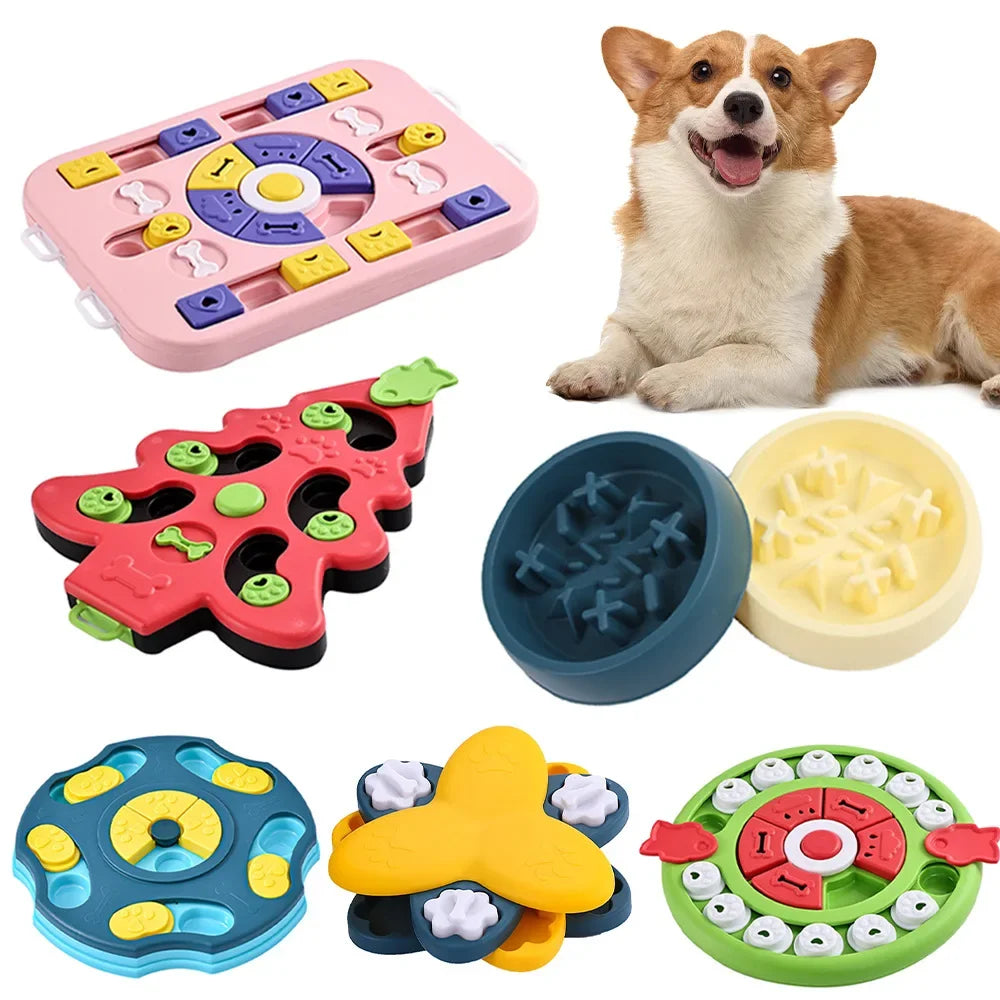 Brinquedo Interativo com Comedouro Lento para Cães