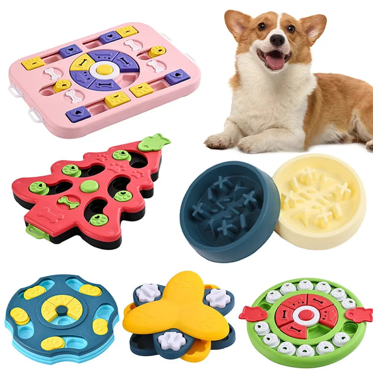 Brinquedo Interativo com Comedouro Lento para Cães