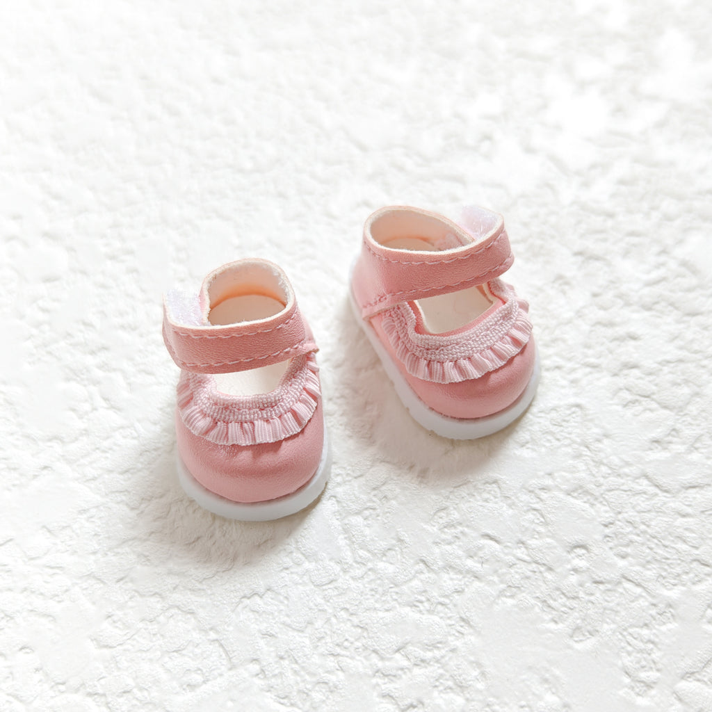 Sapatos de Festa DIY para Bebês Labubu – Sapatos de Borracha Macaron com Tecido e Plush, Segunda Geração