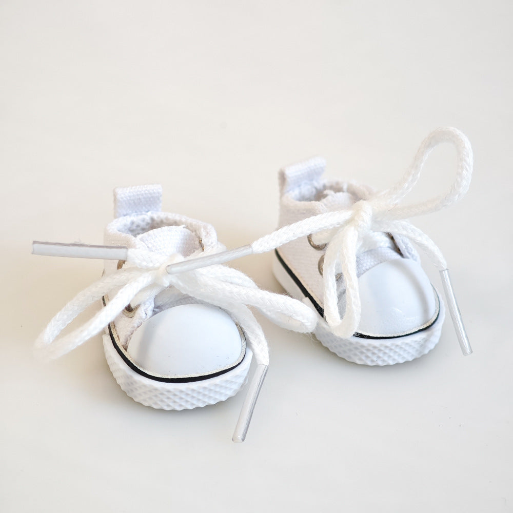 Sapatos de Festa DIY para Bebês Labubu – Sapatos de Borracha Macaron com Tecido e Plush, Segunda Geração