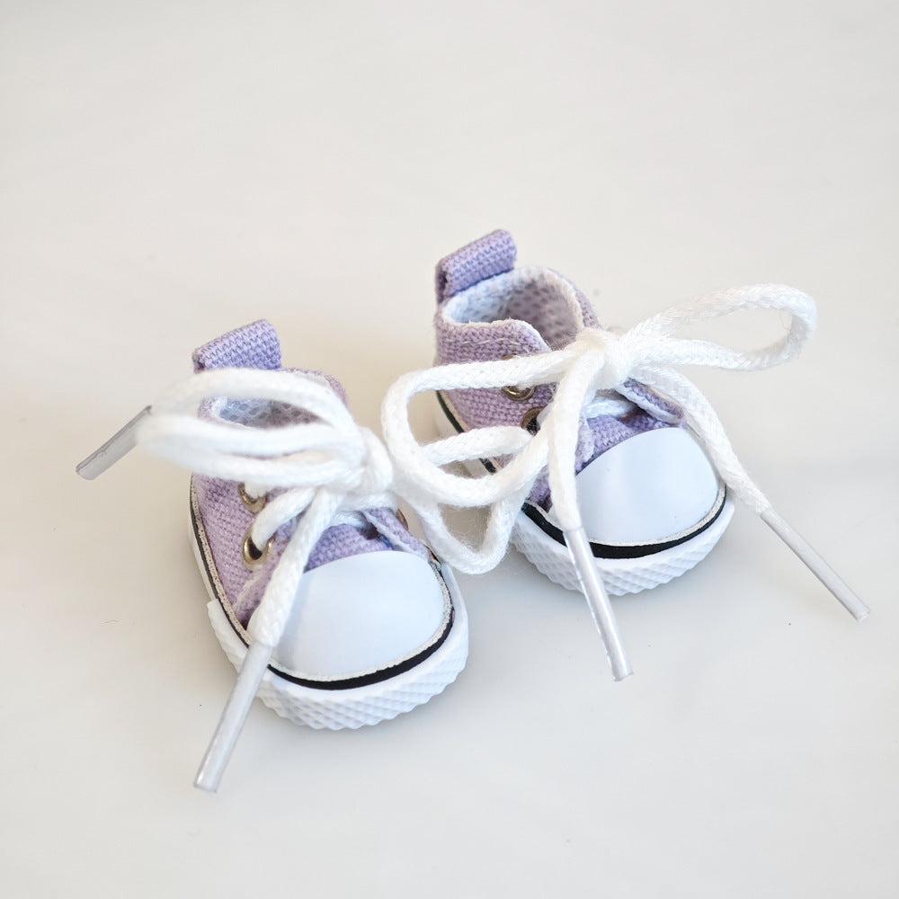 Sapatos de Festa DIY para Bebês Labubu – Sapatos de Borracha Macaron com Tecido e Plush, Segunda Geração