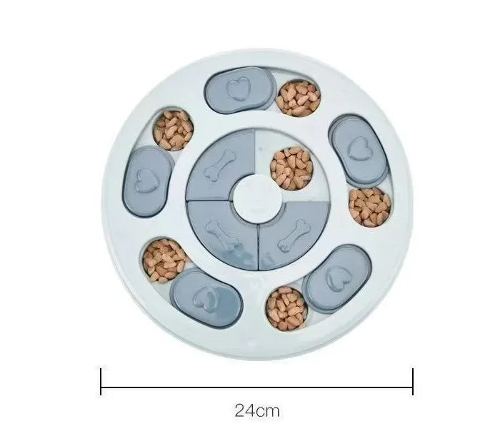 Brinquedo Interativo com Comedouro Lento para Cães